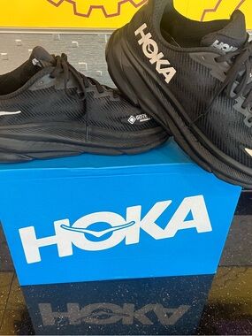 Hoka Black Waterproof Gore-Tex Running Shoes